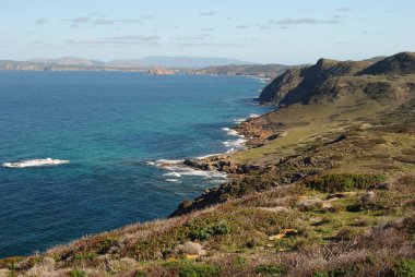 Nurra kıyıları Rena Maiore ve Monte Rugginosu arasında