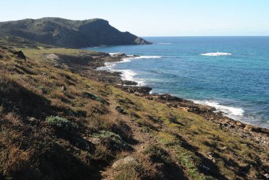 The coast of Nurra between Rena Maiore and Monte Rugginosu clipart