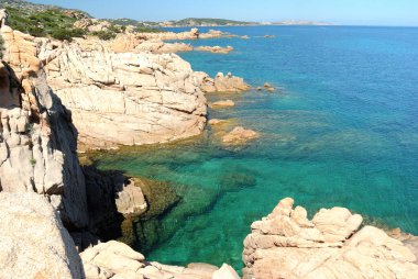 Arzachena sahili manzarası