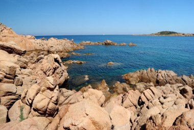 Arzachena sahili manzarası