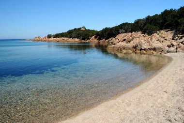 Cala Li Nibari plajı manzarası