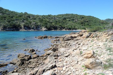 Poltu Cuadu plajı manzarası