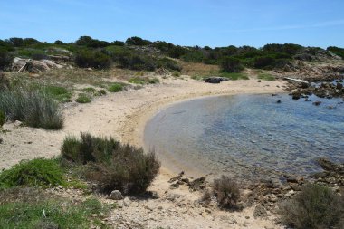 Giardinelli adasının plajı.