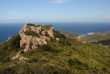 Punta Argentiera kıyıları, Rocchi di San Nicola manzarası