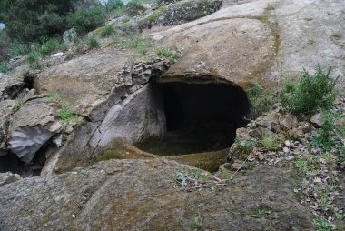 Pala Larga 'nın Parco Mariani' deki mezarlığı.