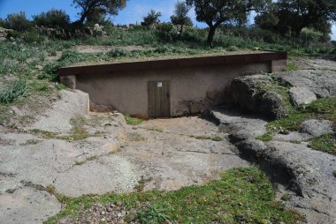 Pala Larga 'nın Parco Mariani' deki mezarlığı.