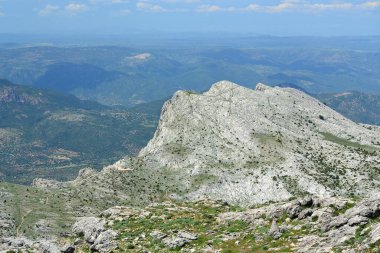 Oliena 'nın Supramonte' sinde Punta Corrasi 'ye yolculuk