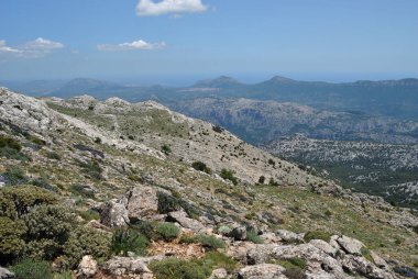 Oliena 'nın Supramonte' sinde Punta Corrasi 'ye yolculuk