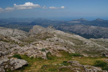 Oliena 'nın Supramonte' sinde Punta Corrasi 'ye yolculuk