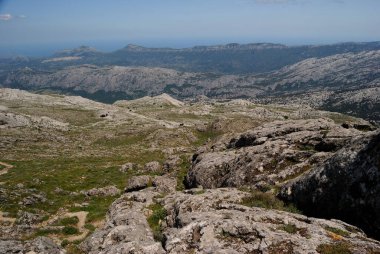 Oliena 'nın Supramonte' sinde Punta Corrasi 'ye yolculuk