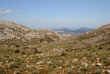 Oliena 'nın Supramonte' sinde Punta Corrasi 'ye yolculuk