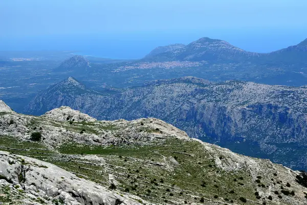 Oliena 'nın Supramonte' sinde Punta Corrasi 'ye yolculuk