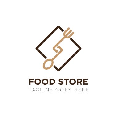 Genetik gıda logosunun illüstrasyon vektör grafiği ve ikon sağlık, restoran, akşam yemeği, yemek ikonu için iyidir