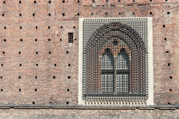 Castello Sforzesco Milan Exterior Fortress Italy Europe — Stock Photo, Image