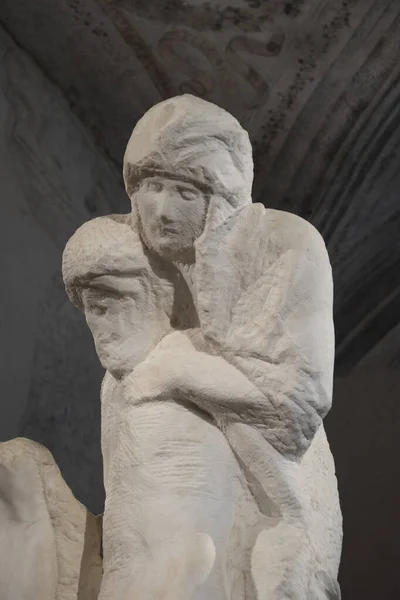 Compaixão Rondanini Por Michelangelo Escultura Castello Sforzesco Milão Itália — Fotografia de Stock