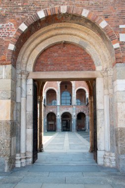 Sant 'Ambrogio Bazilikası, Milano, İtalya, Avrupa' daki antik kilise
