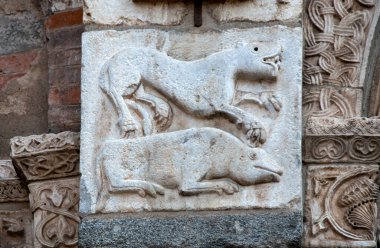 Sant 'Ambrogio Bazilikası, Milano, İtalya, Avrupa' daki antik kilise