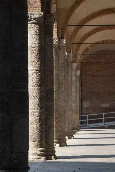 Базилика Святого Амвросия Древняя Церковь Милане Италия Европа — стоковое фото