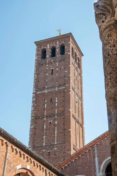 Basilika Sant Ambrogio Antike Kirche Mailand Italien Europa — Stockfoto