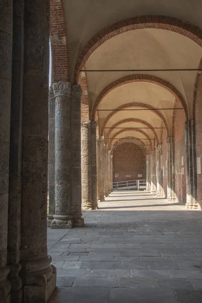 Basílica Sant Ambrogio Antiga Igreja Milão Itália Europa — Fotografia de Stock