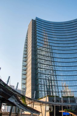 Milano 'daki modern gökdelenler, Porta Nuova bölgesi, İtalya