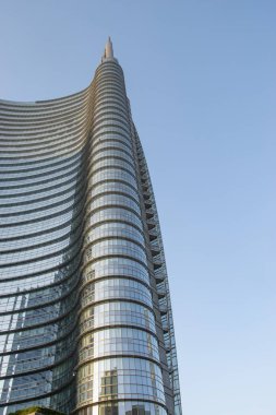 Milano 'daki modern gökdelenler, Porta Nuova bölgesi, İtalya