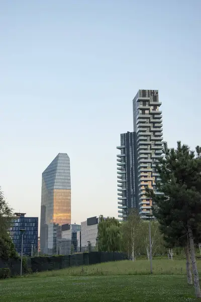 Modern skyscrapers in Milan, Porta Nuova district, Italy