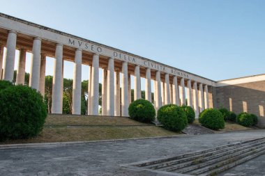 Roma Medeniyet Müzesi, EUR bölgesinde, Roma, İtalya.