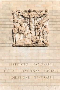 EUR bölgesindeki Sosyal Güvenlik ve Sigorta Binaları, Roma, İtalya.