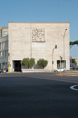 EUR bölgesindeki Sosyal Güvenlik ve Sigorta Binaları, Roma, İtalya.