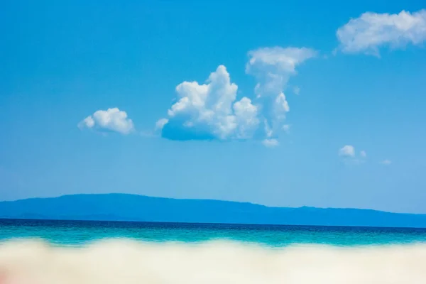 海岸上美丽的希腊海 — 图库照片