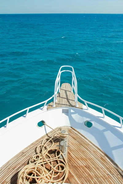 Stylishly Beautiful Ship Yacht Sea Background — Stock Photo, Image