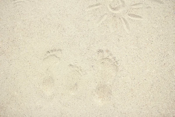 Stylish Beautiful Pattern Sand Sea Summer Nature — Stock Photo, Image