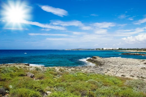 Hermosa Naturaleza Chipre Cerca Del Mar Aire Libre — Foto de Stock