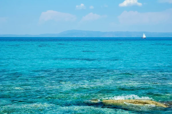 Beautiful Sea Greece Nature Background — Stock Photo, Image