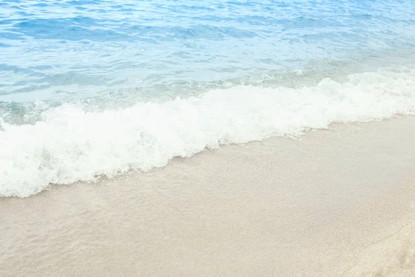 海滨美丽的希腊海 背景为旅游背景 — 图库照片