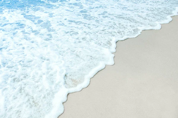 Красивое Море Песок Берегу Отдых Фон — стоковое фото