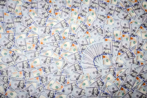 Denaro Banconote Dollari Fondo Progetto Aziendale — Foto Stock