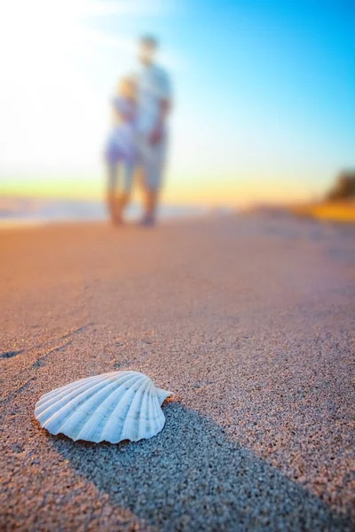 Happy Couple Weekend Sea Travel Nature — Stock Photo, Image