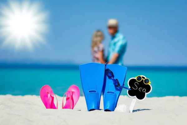 Happy Couple Seaside Vacation Travel Weekend — Foto Stock
