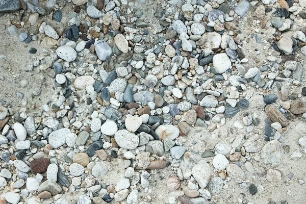 海の旅の背景にある小石 — ストック写真