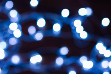 Yılbaşı ampulü Yeni yıl çelengi arka planı