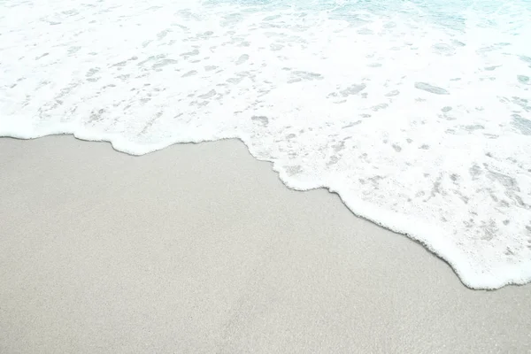 Beautiful Sea Sand Shore Vacation Travel Background — Foto de Stock
