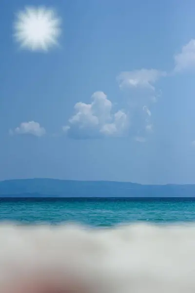 Krásné Řecké Moře Pobřeží — Stock fotografie
