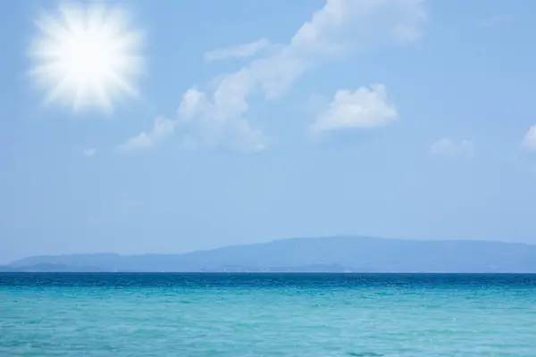 Prachtige Zee Van Griekenland Aan Kust — Stockfoto