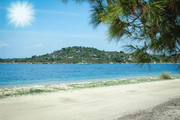 Beautiful Nature Sea Greece Background — Stock Photo, Image