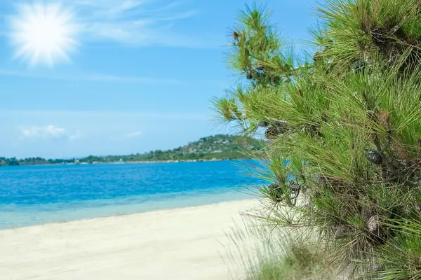 Beautiful Nature Sea Greece Background — Stock Photo, Image
