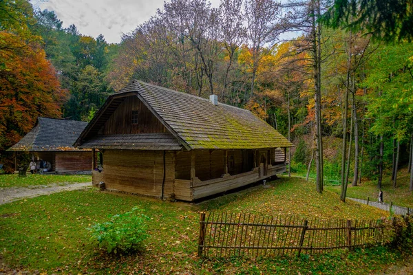 Oude Hut Heuvel Oekraïense Skansen — Stockfoto