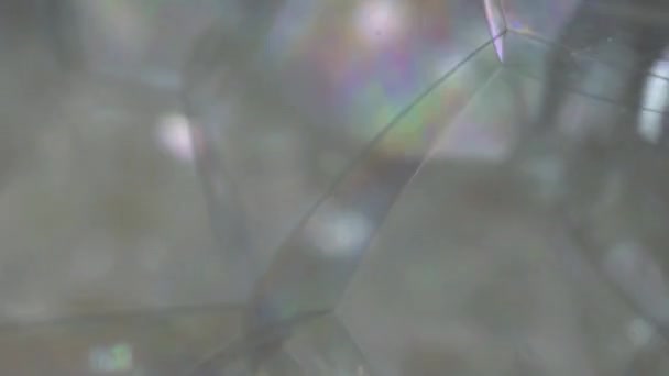 Σύνθεση Αφρού Σαπουνιού Κοντινό Πλάνο Φυσαλίδων Απομονωμένο Αφηρημένη Έννοια Τέχνης — Αρχείο Βίντεο