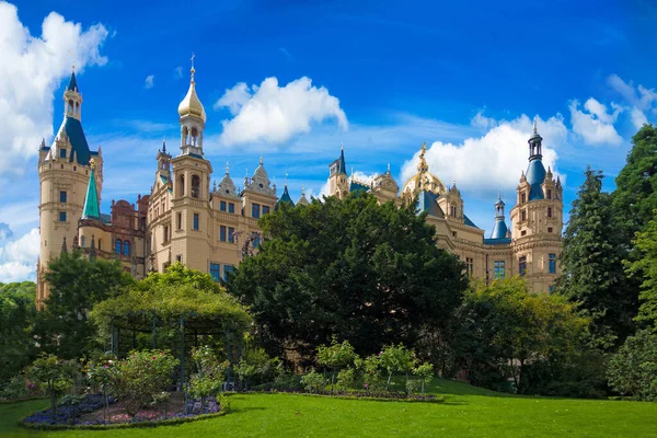 Schwerin Castle One Most Important Works Romantic Historicism Europe Also — Stock Photo, Image